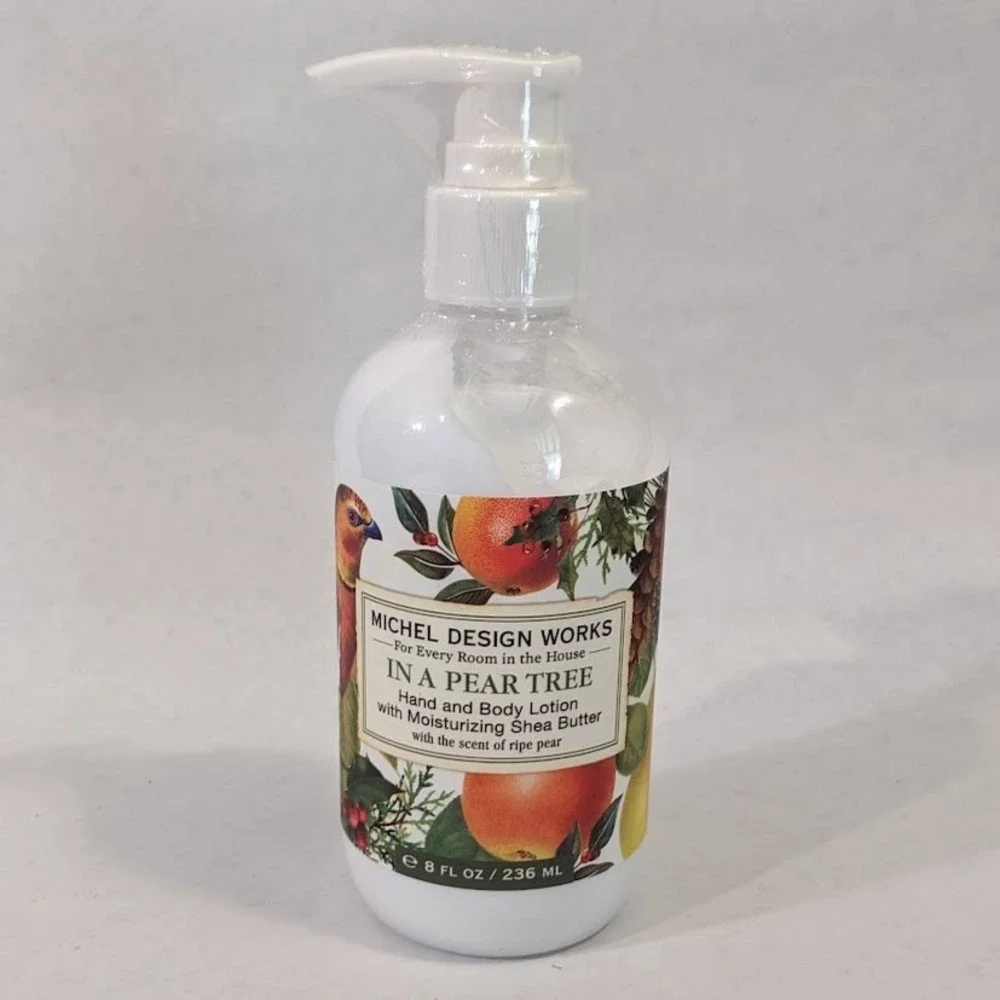 Michel Design Works In A Pear Tree Hand and Body Lotion 8 fl oz Shea Butter New - Picture 1 of 5